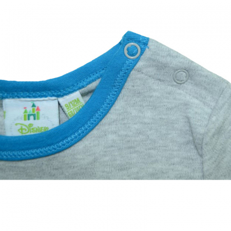 Bluza cu maneca lunga pentru baieti Cars Disney DISK-JTKL41501G-80, Gri [1]
