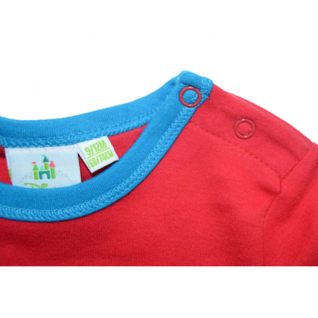 Bluza cu maneca lunga pentru baieti Cars Disney DISK-JTKL41501RO-74, Rosu [2]