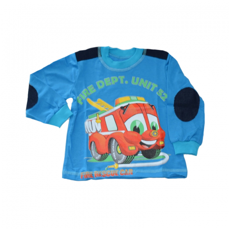 Îmbrăcăminte băieți - Bluza cu maneca lunga pentru baieti Chrisma CHRSM1-AL-80, Multicolor