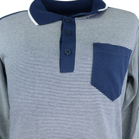 Bluza cu maneca lunga pentru baieti GT 7021-128, Bleumarin [2]
