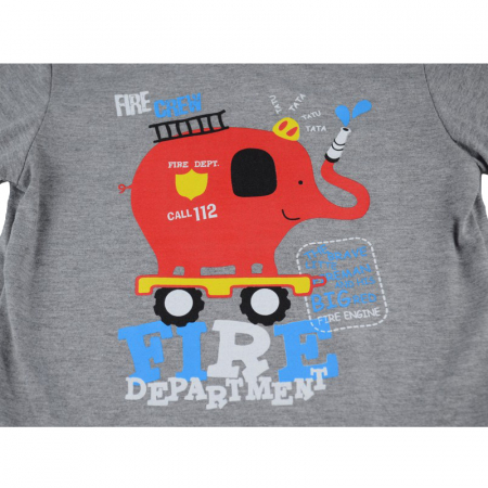 Bluza cu maneca lunga pentru baieti GT GT-4051G-86, Gri [2]