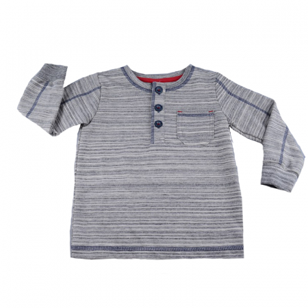 Bluze cu maneci lungi - Bluza cu maneca lunga pentru baieti GT GT-4616-47841-92, Gri