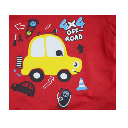 Bluza cu maneca lunga pentru baieti GT GT-5628RO-86, Rosu [1]