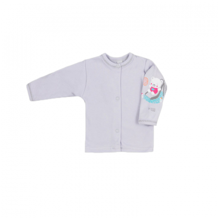 Bluze cu maneci lungi - Bluza cu maneca lunga pentru baieti Koala 3603G-68-cm, Gri