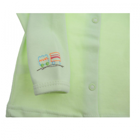 Bluza cu maneca lunga pentru baieti Koala Amma Train A01-063-62-cm, Verde [2]