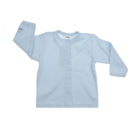 Bluze cu maneci lungi - Bluza cu maneca lunga pentru baieti Koala Amma Train A01-063A-62-cm, Albastru