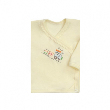 Bluza cu maneca lunga pentru baieti Koala Amma Train A01-109G-62-cm, Galben [1]