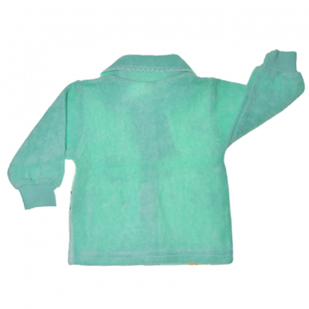 Bluza cu maneca lunga de frotir pentru baieti Koala B2306, Turcoaz [1]