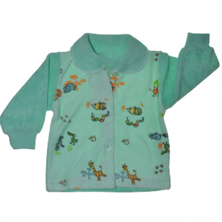 Bluze cu maneci lungi - Bluza cu maneca lunga de frotir pentru baieti Koala B2306, Turcoaz