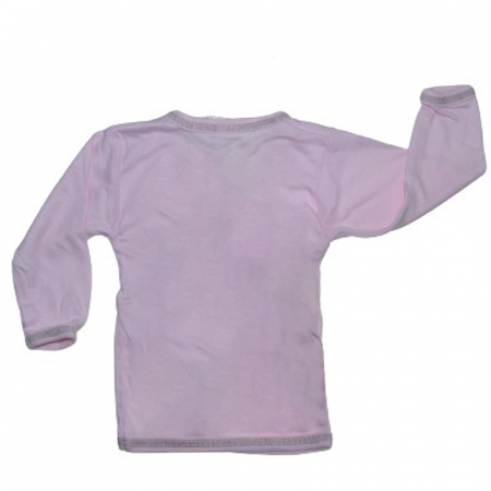 Bluza cu maneca lunga pentru fete Koala Bambus 05-942R, Roz [1]