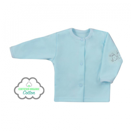 Bluza cu maneca lunga pentru baieti Koala Butelki Organic 06-677A-56-cm, Albastru [2]