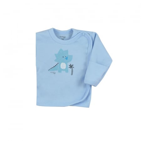 Bluza cu maneca lunga pentru baieti Koala Farma 08-165A-56-cm, Albastru [1]