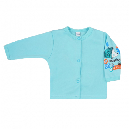 Bluze cu maneci lungi - Bluza cu maneca lunga pentru baieti Koala Jezyk 3212-T-62-cm, Turcoaz