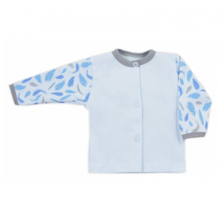 Bluze cu maneci lungi - Bluza cu maneca lunga pentru baieti Koala Papuga 3662-AL-68-cm, Albastru
