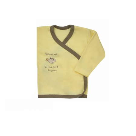 Bluza cu maneca lunga pentru baieti Koala Rybka B01-032G-62-cm, Galben [1]