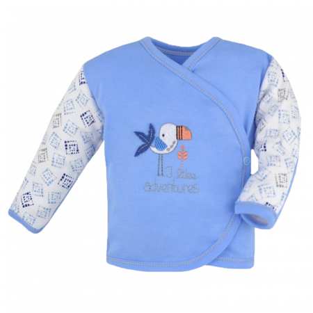 Bluze cu maneci lungi - Bluza cu maneca lunga pentru baieti Koala Tajemniczy Ogrod 04-234-68-cm, Albastru