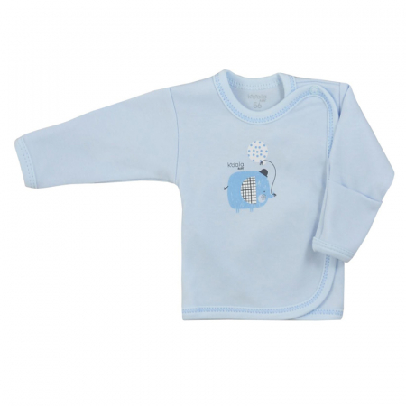 Bluze cu maneci lungi - Bluza cu maneca lunga pentru baieti Koala Tasmania 08-633A-62-cm, Albastru