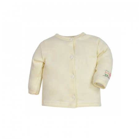 Bluze cu maneci lungi - Bluza cu maneca lunga pentru baieti Koala Train A01-062C-62-cm, Crem