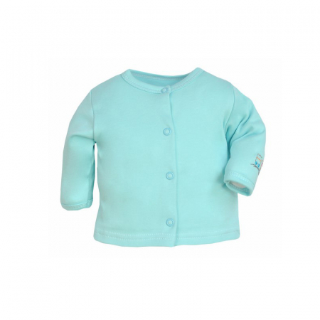 Bluze cu maneci lungi - Bluza cu maneca lunga pentru baieti Koala Train A01-062T-62-cm, Turcoaz
