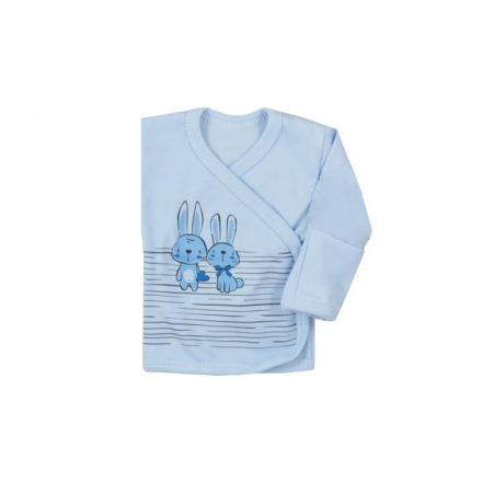 Bluza cu maneca lunga pentru baieti Koala Zajaczki 06-669A-62-cm, Albastru [1]