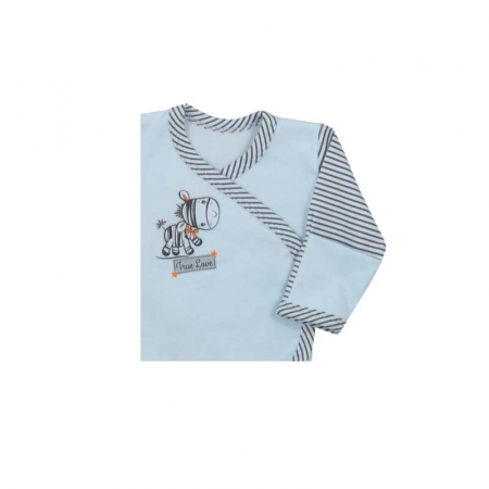 Bluza cu maneca lunga pentru baieti Koala Zebra 2942AL-80-cm, Albastru [1]