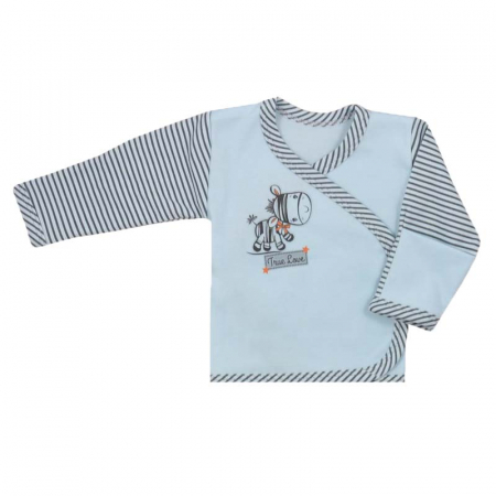 Bluze cu maneci lungi - Bluza cu maneca lunga pentru baieti Koala Zebra 2942AL-80-cm, Albastru