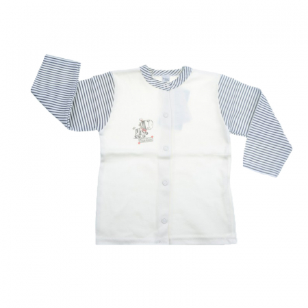 Bluze cu maneci lungi - Bluza cu maneca lunga pentru baieti Koala Zebra 2945C-80-cm, Multicolor