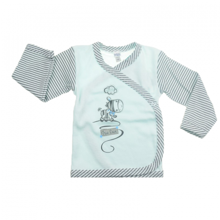 Bluze cu maneci lungi - Bluza cu maneca lunga pentru baieti Koala Zebra 2953A1-68-cm, Multicolor