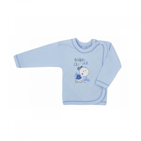 Bluze cu maneci lungi - Bluza cu maneca lunga pentru baieti Koala Zolwik 2666-68-cm, Albastru