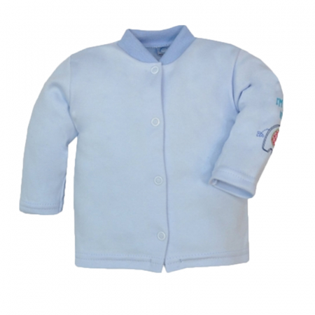 Bluze cu maneci lungi - Bluza cu maneca lunga pentru baieti Koala ZOO 2743A-80-cm, Albastru