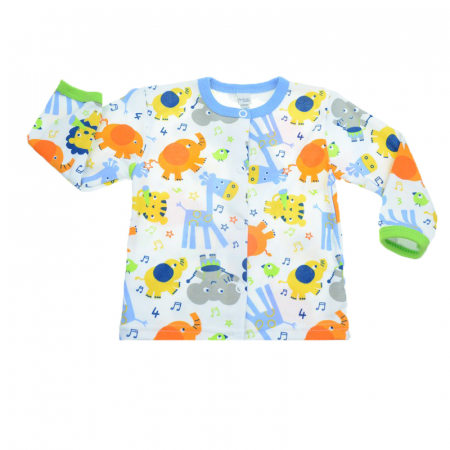 Bluze cu maneci lungi - Bluza cu maneca lunga pentru baieti Koala Zoo 3166M-68-cm, Multicolor