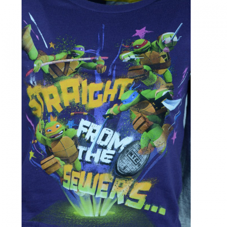Bluza cu maneca lunga pentru baieti MARCO&PAOLO Ninja Turtles NH1275-98, Mov [1]