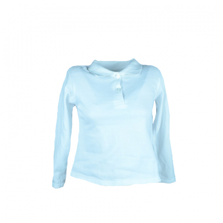 Bluze cu maneci lungi - Bluza cu maneca lunga pentru baieti Mini Junior BLZ5-A-110, Alb