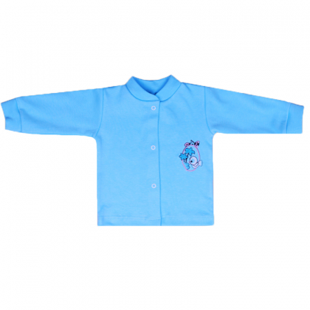 Bluze cu maneci lungi - Bluza cu maneca lunga pentru baieti Pifou BCP1A3-68-cm, Albastru