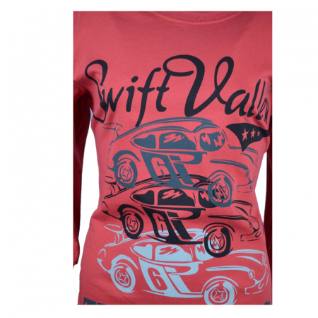 Bluza cu maneca lunga pentru baieti Wendee BU10300802-2-128, Rosu [1]