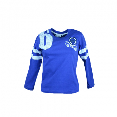 Bluze cu maneci lungi - Bluza cu maneca lunga pentru baieti Wendee BU10300805-1-104, Albastru