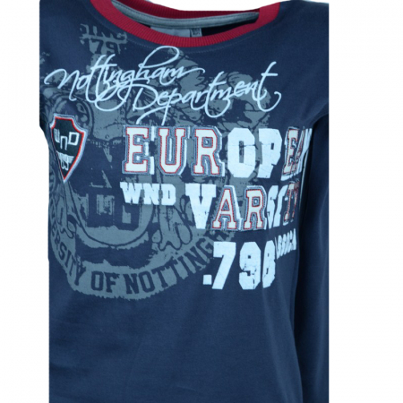 Bluza cu maneca lunga pentru baieti Wendee DS101126-1B-122, Multicolor [1]