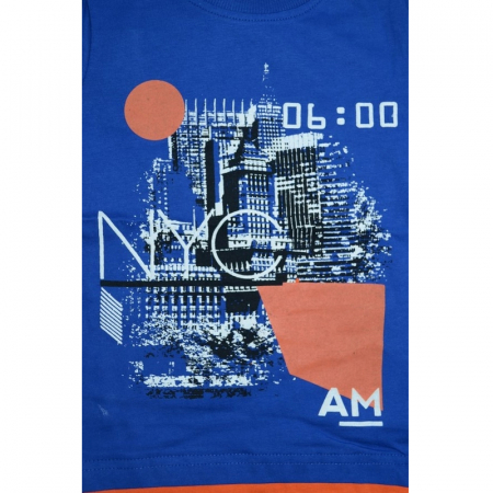 Bluza cu maneca lunga pentru baieti Wendee OK101969-2AL-152, Albastru [1]
