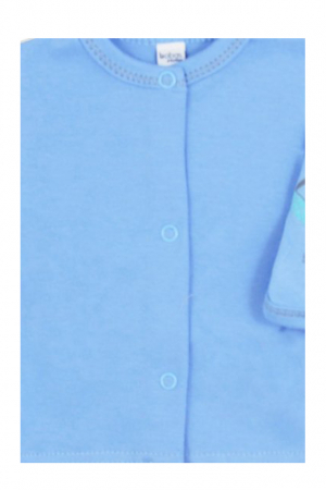 Bluza cu maneca lunga pentru baieti Zabaw Koala 3603-AL-62-cm, Albastru [2]