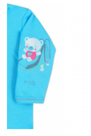 Bluza cu maneca lunga pentru baieti Zabaw Koala 3603-AL1-68-cm, Turcoaz [1]