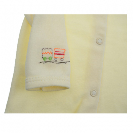 Bluza cu maneca lunga pentru copii Koala Amma Train A01-063G-62-cm, Galben [2]