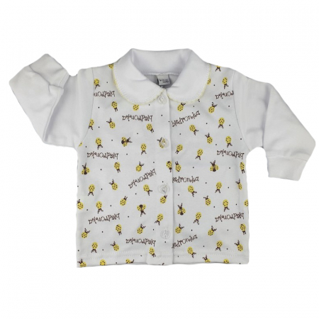 Bluze cu maneci lungi - Bluza cu maneca lunga pentru copii Koala Baw 813KA-62-cm, Alb