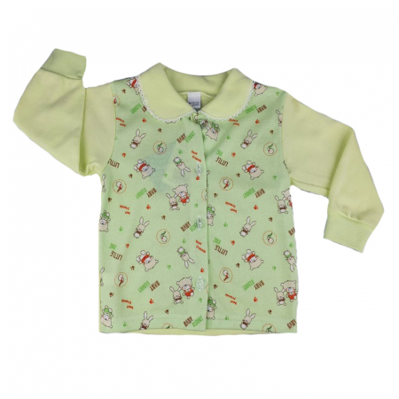 Bluze cu maneci lungi - Bluza cu maneca lunga pentru copii Koala Baw 813KV-62-cm, Verde