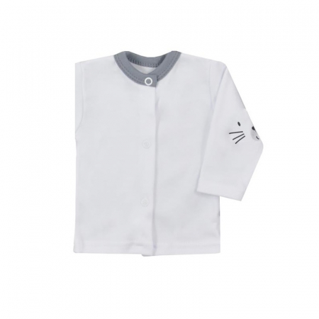 Bluza cu maneca lunga pentru copii Koala Hustawka 06-494-62-cm, Alb [1]