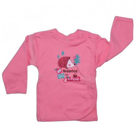 Bluze fete - Bluza cu maneca lunga pentru fete Koala K3241, Roz