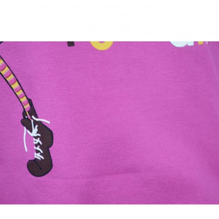 Bluza cu maneca lunga pentru fete Atut A-4859-128, Roz [2]