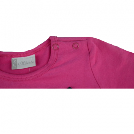 Bluza cu maneca lunga pentru fete Atut A-5079R-80, Roz [1]