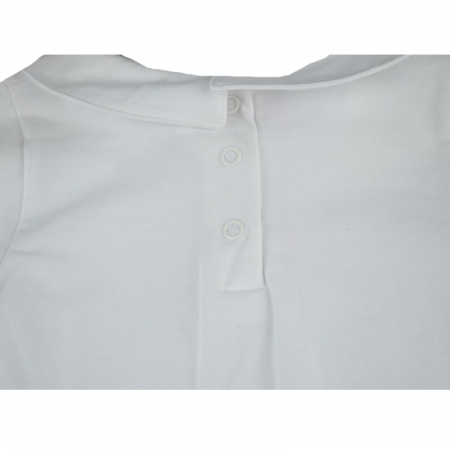 Bluza cu maneca lunga pentru fete Atut A-6525-92, Alb [2]