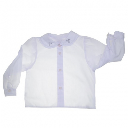 Îmbrăcăminte fete - Camasa eleganta pentru fete Viwa WW1711, Alb