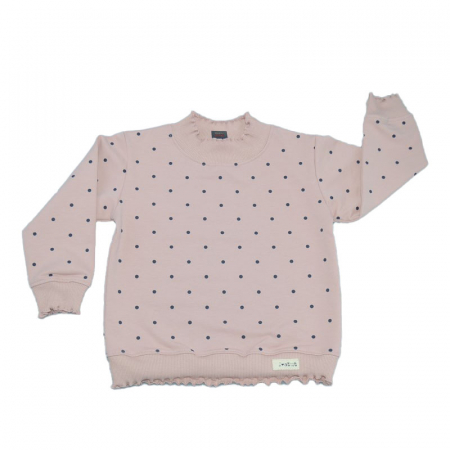Bluze fete - Bluza cu maneca lunga pentru fete Atut BLF284-116, Roz